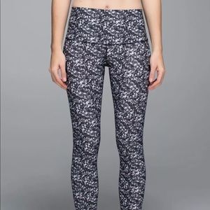 Lululemon Silver Shine High Rise Leggings Size 4